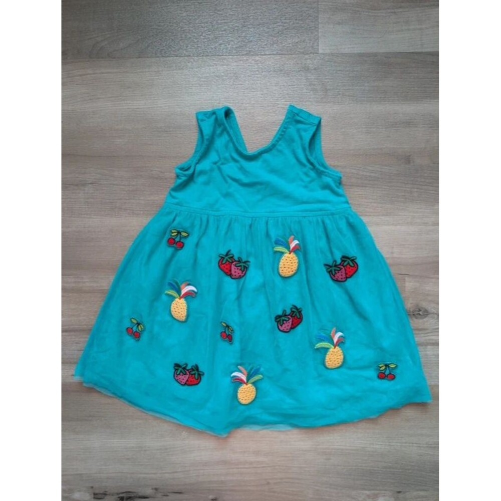 Hanna Andersson Fruit Tulle Dress, 4T (U1)